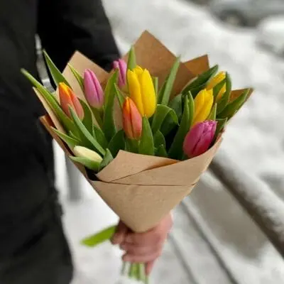 Букет из тюльпанов